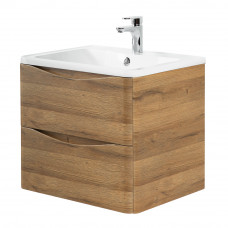 Мебель для ванной комнаты подвесная BelBagno ACQUA-600-2C-SO-RR 60см Rovere Rustico