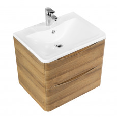 Мебель для ванной комнаты подвесная BelBagno ACQUA-600-2C-SO-RR 60см Rovere Rustico
