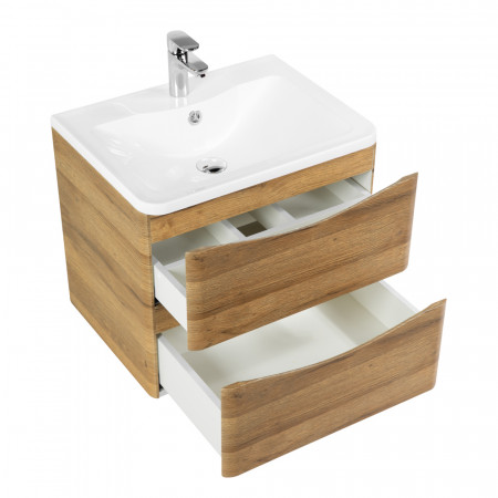 Мебель для ванной комнаты подвесная BelBagno ACQUA-600-2C-SO-RR 60см Rovere Rustico Мебель для ванной комнаты подвесная BelBagno ACQUA-600-2C-SO-RR 60см Rovere Rustico