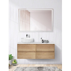 Мебель для ванной комнаты со столешницей BelBagno KRAFT-1200 Rovere Nebrasca Nature
