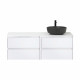 Мебель для ванной комнаты со столешницей BelBagno KRAFT-1200 Bianco Opaco Мебель для ванной комнаты со столешницей BelBagno KRAFT-1200 Bianco Opaco