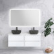 Мебель для ванной комнаты со столешницей BelBagno KRAFT-1200 Bianco Opaco Мебель для ванной комнаты со столешницей BelBagno KRAFT-1200 Bianco Opaco