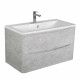 Мебель для ванной комнаты подвесная BelBagno ACQUA-1000-2C-SO-CVG 100 см Cemento Verona Grigio Мебель для ванной комнаты подвесная BelBagno ACQUA-1000-2C-SO-CVG 100 см Cemento Verona Grigio