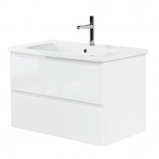 Тумба подвесная с керамической раковиной BelBagno ALBANO-CER-800-2C-SO-BL