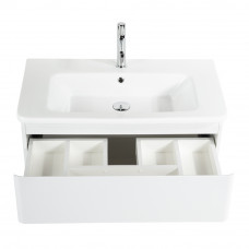 Тумба подвесная с керамической раковиной BelBagno ALBANO-CER-800-2C-SO-BL