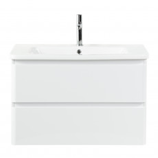 Тумба подвесная с керамической раковиной BelBagno ALBANO-CER-800-2C-SO-BL