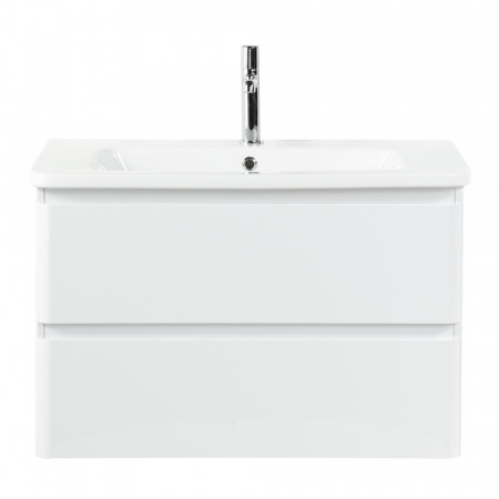Тумба подвесная с керамической раковиной BelBagno ALBANO-CER-800-2C-SO-BL Тумба подвесная с керамической раковиной BelBagno ALBANO-CER-800-2C-SO-BL