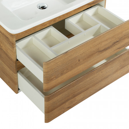 Тумба подвесная с керамической раковиной BelBagno ALBANO-CER-800-2C-SO-RR Тумба подвесная с керамической раковиной BelBagno ALBANO-CER-800-2C-SO-RR