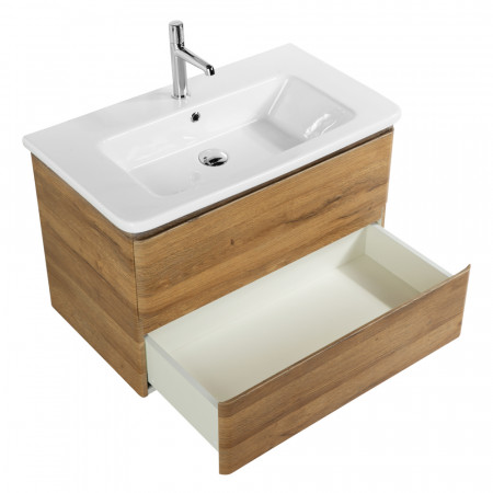 Тумба подвесная с керамической раковиной BelBagno ALBANO-CER-800-2C-SO-RR Тумба подвесная с керамической раковиной BelBagno ALBANO-CER-800-2C-SO-RR