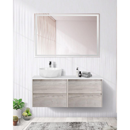 Мебель для ванной комнаты со столешницей BelBagno KRAFT-1200 Rovere Galifax Bianco Мебель для ванной комнаты со столешницей BelBagno KRAFT-1200 Rovere Galifax Bianco