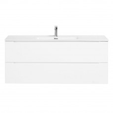 Подвесная тумба с раковиной BelBagno ETNA Bianco Lucido 120 см ETNA-1200-2C-SO-BL-P + BB1200ETL