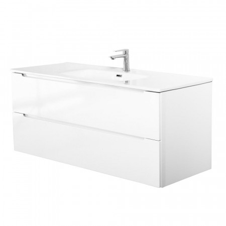 Подвесная тумба с раковиной BelBagno ETNA Bianco Lucido 120 см ETNA-1200-2C-SO-BL-P + BB1200ETL Подвесная тумба с раковиной BelBagno ETNA Bianco Lucido 120 см ETNA-1200-2C-SO-BL-P + BB1200ETL