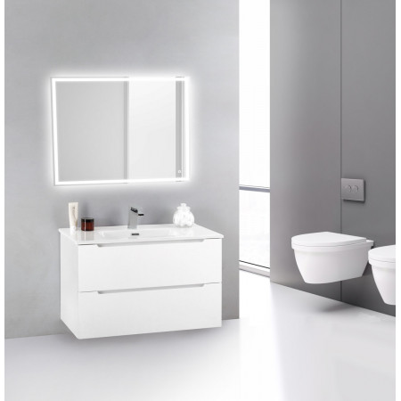 Тумба подвесная с раковиной BelBagno ETNA39-700/390-2C-SO-BL-P+BB700/390ETL Тумба подвесная с раковиной BelBagno ETNA39-700/390-2C-SO-BL-P+BB700/390ETL