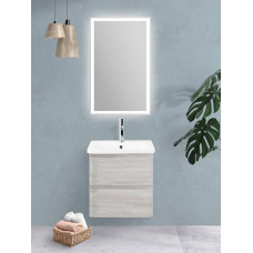 Тумба подвесная с керамической раковиной BelBagno ALBANO-CER-600-2C-SO-RVB