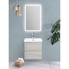 Тумба подвесная с керамической раковиной BelBagno ALBANO-CER-600-2C-SO-RVB