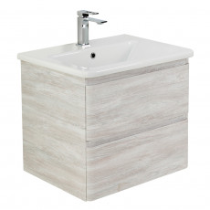Тумба подвесная с керамической раковиной BelBagno ALBANO-CER-600-2C-SO-RVB