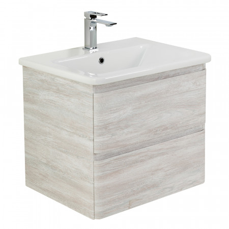 Тумба подвесная с керамической раковиной BelBagno ALBANO-CER-600-2C-SO-RVB Тумба подвесная с керамической раковиной BelBagno ALBANO-CER-600-2C-SO-RVB