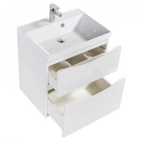 Тумба подвесная с раковиной BelBagno MARINO-H60-600-2C-SO-BL-P Тумба подвесная с раковиной BelBagno MARINO-H60-600-2C-SO-BL-P