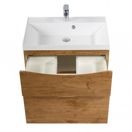 Тумба подвесная с раковиной BelBagno MARINO-H60-600-2C-SO-RN-P Тумба подвесная с раковиной BelBagno MARINO-H60-600-2C-SO-RN-P