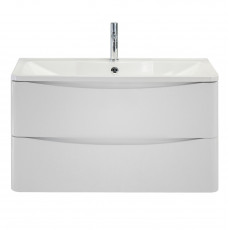 Мебель для ванной комнаты подвесная BelBagno ACQUA-800-2C-SO-BL 80см Bianco Lucido