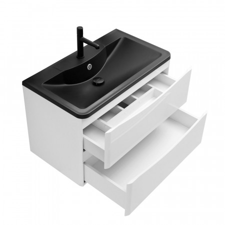 Мебель для ванной комнаты подвесная BelBagno ACQUA-800-2C-SO-BL 80см Bianco Lucido Мебель для ванной комнаты подвесная BelBagno ACQUA-800-2C-SO-BL 80см Bianco Lucido