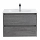 Тумба подвесная с раковиной BelBagno KRAFT-700-2C-SO-CG Тумба подвесная с раковиной BelBagno KRAFT-700-2C-SO-CG