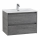 Тумба подвесная с раковиной BelBagno KRAFT-700-2C-SO-CG Тумба подвесная с раковиной BelBagno KRAFT-700-2C-SO-CG
