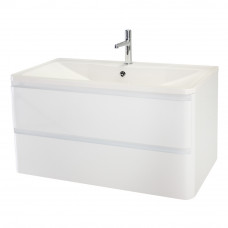Тумба подвесная с раковиной BelBagno ALBANO-900-2C-SO-BL
