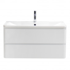 Тумба подвесная с раковиной BelBagno ALBANO-900-2C-SO-BL