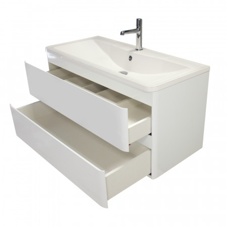 Тумба подвесная с раковиной BelBagno ALBANO-900-2C-SO-BL Тумба подвесная с раковиной BelBagno ALBANO-900-2C-SO-BL
