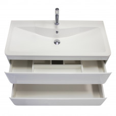 Тумба подвесная с раковиной BelBagno ALBANO-900-2C-SO-BL