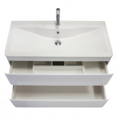 Тумба подвесная с раковиной BelBagno ALBANO-900-2C-SO-BL
