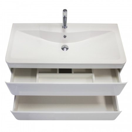Тумба подвесная с раковиной BelBagno ALBANO-900-2C-SO-BL Тумба подвесная с раковиной BelBagno ALBANO-900-2C-SO-BL
