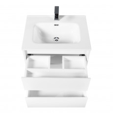 Тумба подвесная с раковиной BelBagno KRAFT-700-2C-SO-BO