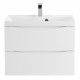 Тумба подвесная с раковиной BelBagno MARINO-700-2C-SO-BL-P Тумба подвесная с раковиной BelBagno MARINO-700-2C-SO-BL-P