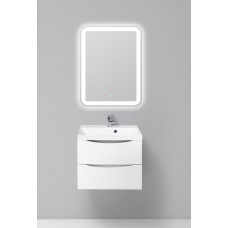 Тумба подвесная с раковиной BelBagno MARINO-700-2C-SO-BL-P