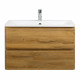 Тумба подвесная с раковиной BelBagno ALBANO-900-2C-SO-RR Тумба подвесная с раковиной BelBagno ALBANO-900-2C-SO-RR