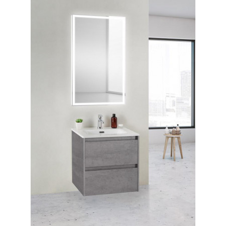 Тумба подвесная с раковиной BelBagno KRAFT 39-500/390-2C-SO-CG Тумба подвесная с раковиной BelBagno KRAFT 39-500/390-2C-SO-CG