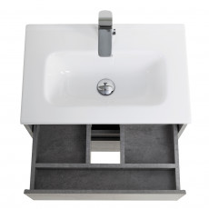 Тумба подвесная с раковиной BelBagno KRAFT 39-500/390-2C-SO-CG