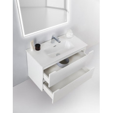 Тумба подвесная с раковиной BelBagno ETNA39-600/390-2C-SO-BL-P+BB600/390ETL