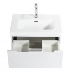 Тумба подвесная с раковиной BelBagno ETNA39-600/390-2C-SO-BL-P+BB600/390ETL