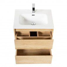 Тумба подвесная с раковиной BelBagno KRAFT-700-2C-SO-RNN
