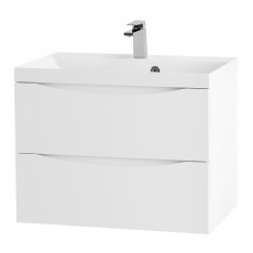 Тумба подвесная с раковиной BelBagno MARINO-600-2C-SO-BL-P