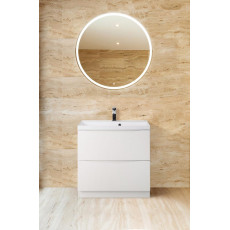 Тумба напольная с раковиной BelBagno MARINO-600-2C-PIA-BL-P