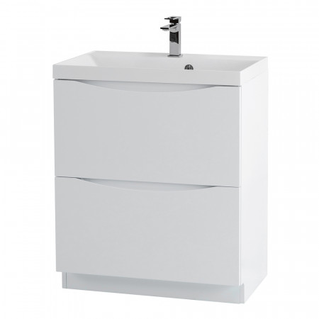 Тумба напольная с раковиной BelBagno MARINO-600-2C-PIA-BL-P Тумба напольная с раковиной BelBagno MARINO-600-2C-PIA-BL-P