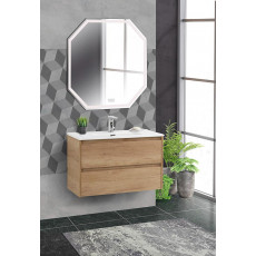 Тумба подвесная с раковиной BelBagno KRAFT 39-800/390-2C-SO-RNN