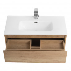 Тумба подвесная с раковиной BelBagno KRAFT 39-800/390-2C-SO-RNN