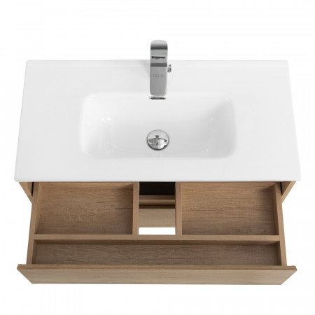 Тумба подвесная с раковиной BelBagno KRAFT 39-800/390-2C-SO-RNN Тумба подвесная с раковиной BelBagno KRAFT 39-800/390-2C-SO-RNN