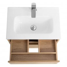 Тумба подвесная с раковиной BelBagno KRAFT 39-600/390-2C-SO-RNN