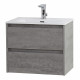 Тумба подвесная с раковиной BelBagno KRAFT 39-600/390-2C-SO-CG Тумба подвесная с раковиной BelBagno KRAFT 39-600/390-2C-SO-CG